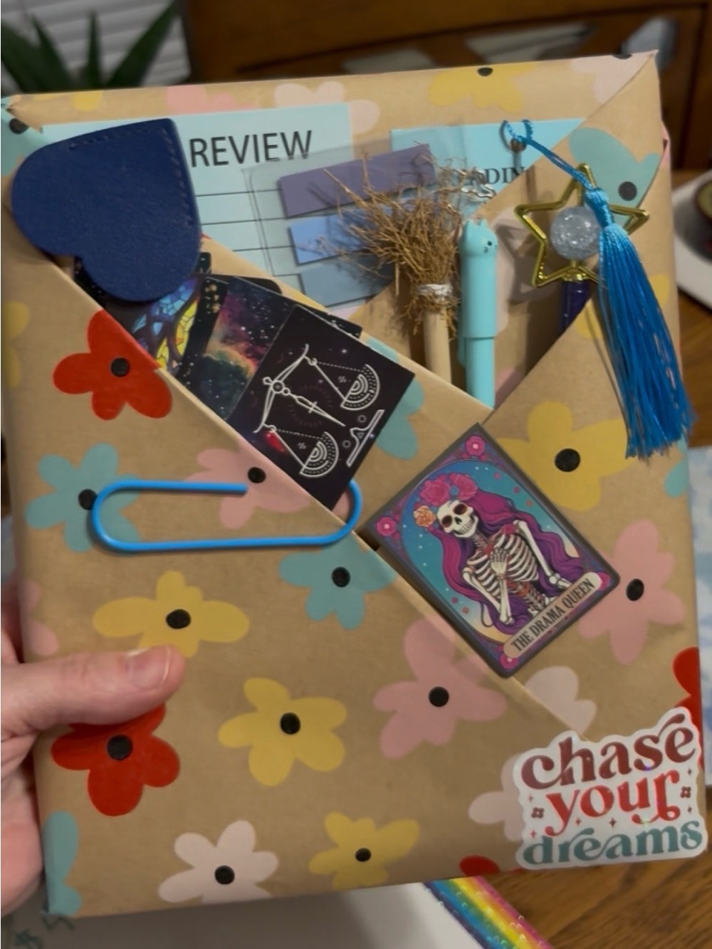 Blind date with a book bundle box. Witch tarot, journal lot